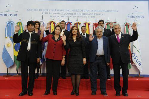 Foto de familia de presidentes en Mendoza