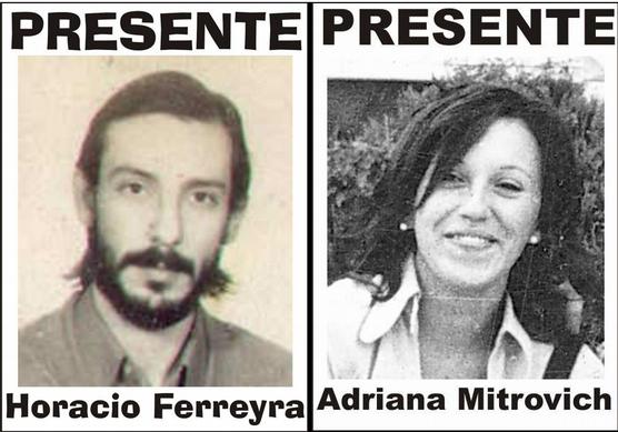Identificaron restos de Adriana Mitrovich y Horacio Ferreyra en Cementerio Tacanas