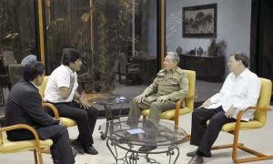 Evo Morales y Raúl Castro, el jueves en La Habana