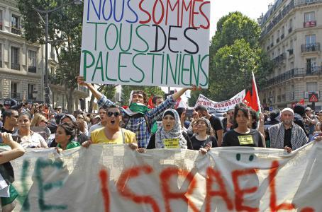 Los franceses no se meten con lo que ocurre en Gaza