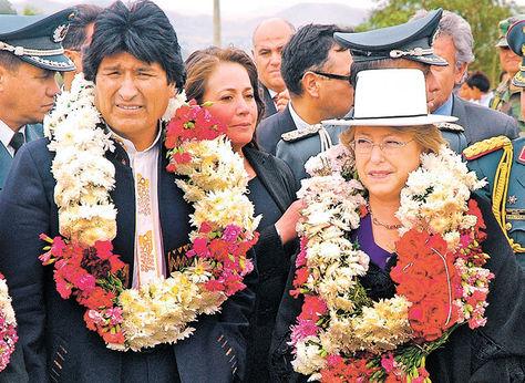 Evo y Bachelet son amigos personales con diferencias politicas