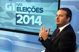 Eduardo Campos en la tv la noche del martes