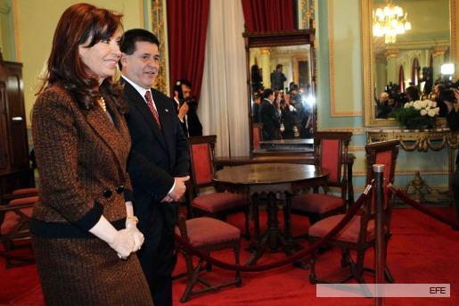 Ambos presidentes en Asunción, ayer