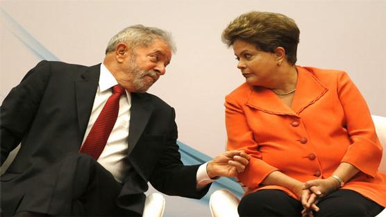 Dilma y Lula en la campaña por la reelección
