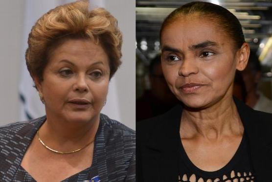 Dilma aventaja a Marina en los pronósticos