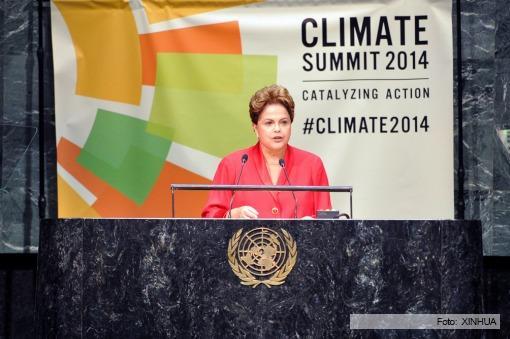 Rousseff insistió en demostrar que desarrollo economico no esta reñido con preservar medio ambiente