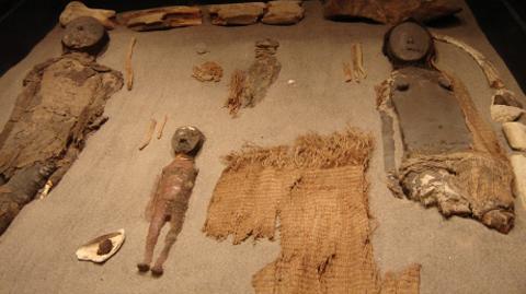 Una de las tantas imagenes de las momias