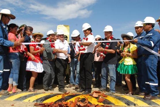 Morales inaugura conexión energética de Tarija, ayer