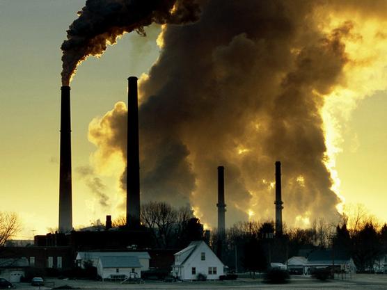 La contaminación industrial y el calentamiento global