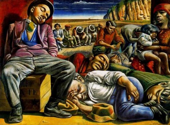 Desocupados - Antonio Berni 1934