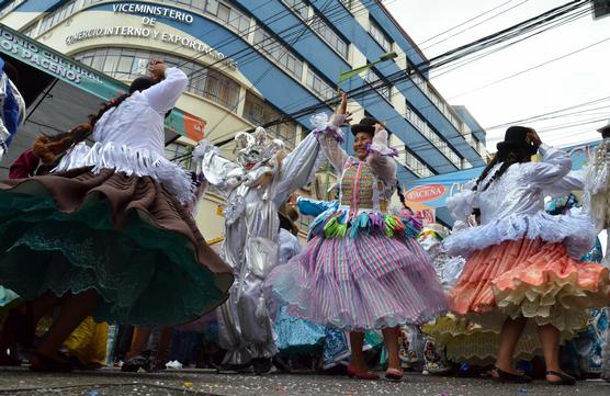 Carnavales en la Paz, ayer
