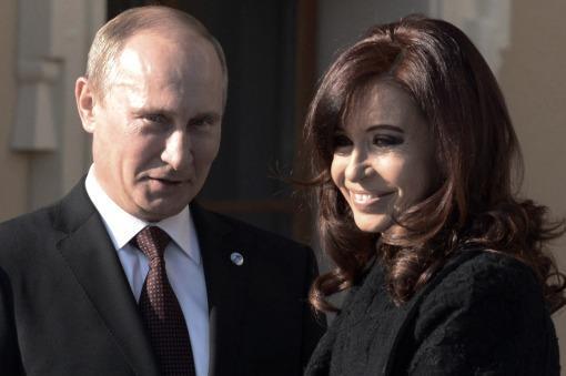 Cristina junto a Putin