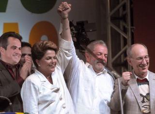 Dilma y Lula en la apertura de las deliberaciones