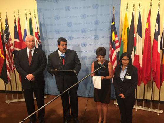 Maduro, ayer en la ONU
