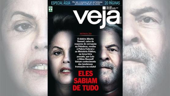 Veja la revista que incita al derrocamiento de Rousseff