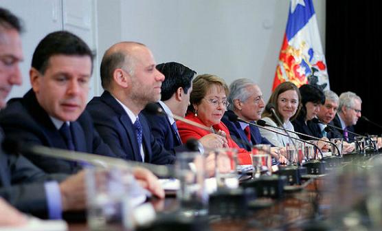 Bachelet reune a sus ministros este lunes