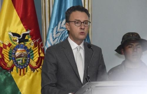 El representante de la Oficina de Naciones Unidas Contra la Droga y el Delito (UNODC), Antonino De Leo
