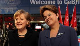 Rousseff recibe a Merkel por la integración comercial