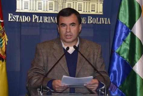 El ministro de la Presidencia, Juan Ramon Quintana