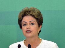 Rousseff, durante el mensaje televisivo del miercoles