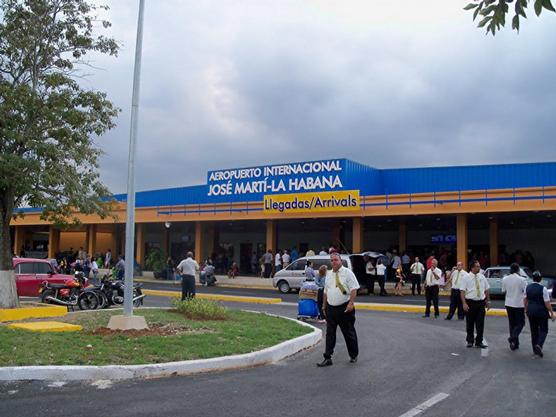 El aeropuerto Jose Marti de La Habana