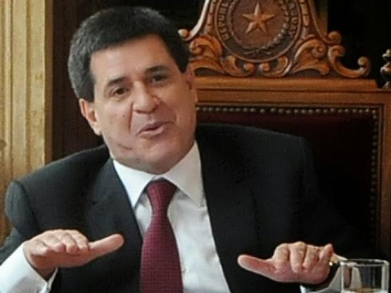 El presidente paraguayo, Horacio Cartes