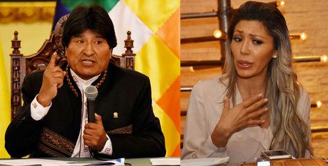 Evo Morales y su ex pareja Gabriela Zapata