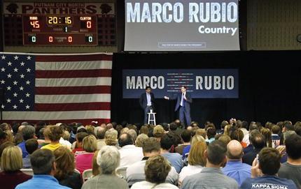 El pre candidato republicano, el senador por Florida Marco Rubio