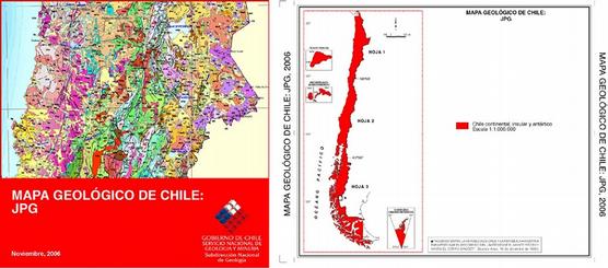El mapa geológico del norte chileno