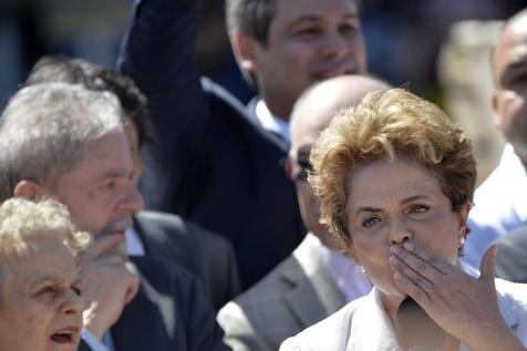 Dilma en su último discurso cuando fue suspendida