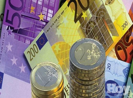 Euros en billetes y monedas