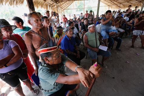 Comunidades indígenes Rìo en pie de guerra por predio