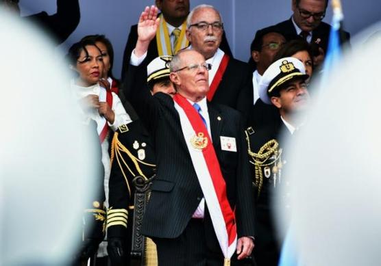 El presidente de Perú Pedro Pablo Kuczynski