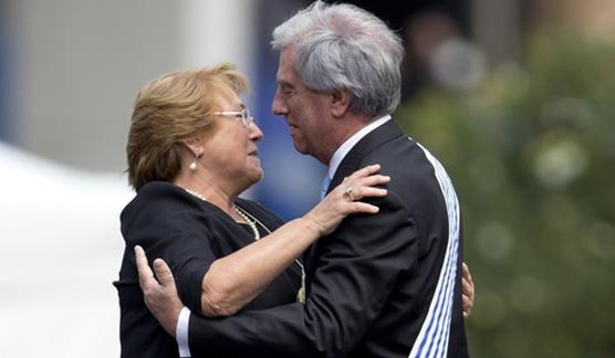 Bachelet y Vazquez firmaran el tratado