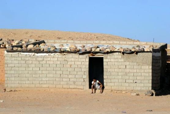 Un refugiado saharaui cerca de Tifariti en en Sahara Occidental
