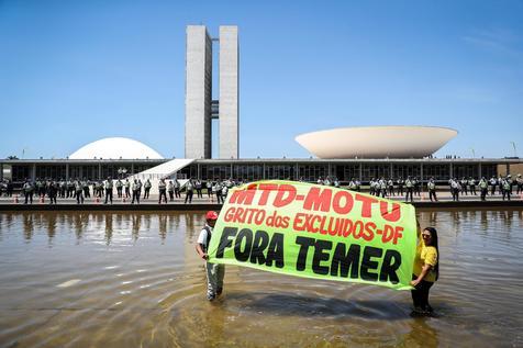 La protesta de los excluídos es común en Brasil