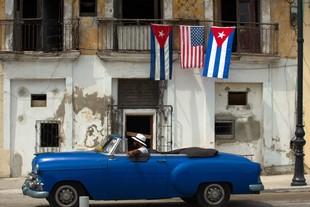 Los multicolores taxis de La Habana