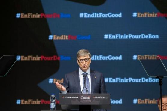 El hombre más rico del mundo y fundador de Microsoft Bill Gates