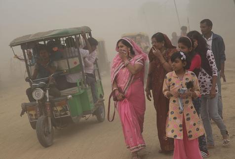 Polución en Nueva Delhi