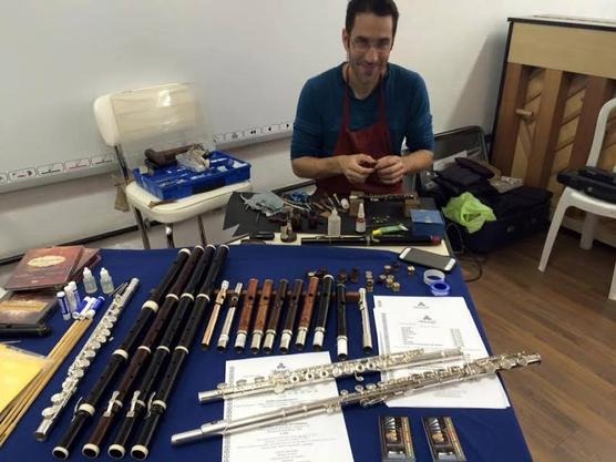 Parravicini y sus instrumentos