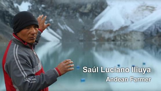 Saúl Luciano Lliuya, 36 años, es agricultor y guía de montaña.