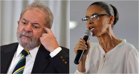 Lula y Marina Silva encabezan preferencias
