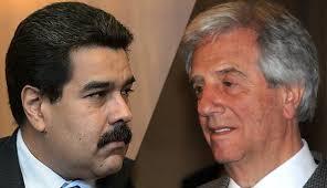 Maduro y Tabaré Vazquez en diálogo
