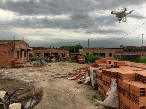 Drones que vigilan los barrios