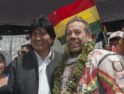 Evo Morales esperó en en Tupiza