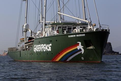 El Rainbow Warrior III de Greenpeace