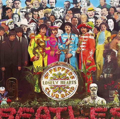La portada de Sgt Pepper's Lonely Hearts Club Band 