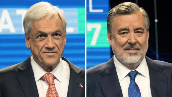 Piñera y Guillier en ajustada disputa