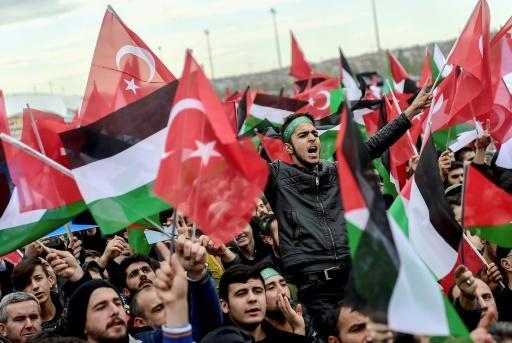 Palestinos en Estambul