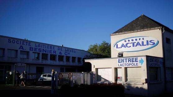 Una usina de Lactalis en Laval, Francia 